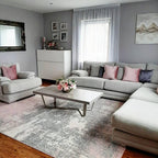 Living Room Rug Border