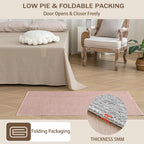 Living Room Rug Chenille Short Pile Washable Carpet