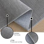Living Room Rug Chenille Short Pile Washable Carpet