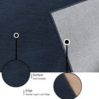 Living Room Rug Chenille Short Pile Washable Carpet