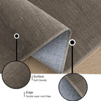 Living Room Rug Chenille Short Pile Washable Carpet
