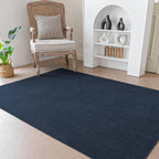 Living Room Rug Chenille Short Pile Washable Carpet