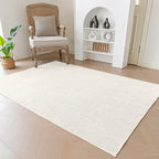 Living Room Rug Chenille Short Pile Washable Carpet
