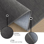Living Room Rug Chenille Short Pile Washable Carpet
