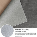Living Room Rug Chenille Short Pile Washable Carpet