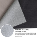 Living Room Rug Chenille Short Pile Washable Carpet