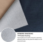 Living Room Rug Chenille Short Pile Washable Carpet