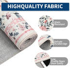 Living Room Rug Floral Washable Low