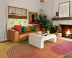 Living Room Rug Geometric Bedroom Dining Home Office