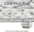 Living Room Rug Washable Large Brick
