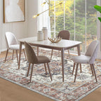 Living Room Rug Washable Large Brick
