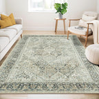 Living Room Rug Washable Large Brick