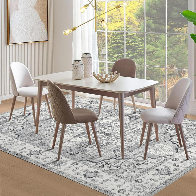 Living Room Rug Washable Large Brick