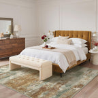 Living Room Rug Washable Rugs Abstract Denim