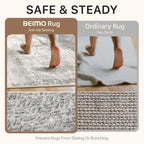 Living Room Rug Washable Rugs Abstract Ochre
