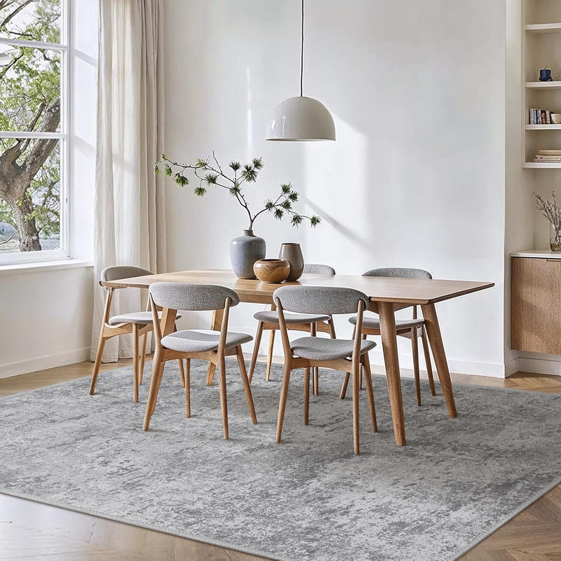 Living Room Rug Washable Rugs Abstract Ochre