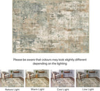 Living Room Rug Washable Rugs Abstract Ochre