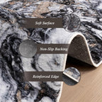 Living Room Rugs Large Upgraded 10MM