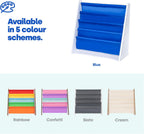 Livivo Colorful Kids Bookshelf 4 Tier Children's Bookcase