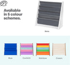 Livivo Colorful Kids Bookshelf 4 Tier Children's Bookcase