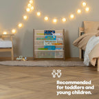Livivo Colorful Kids Bookshelf 4 Tier Children's Bookcase