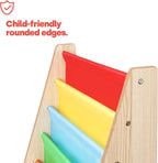 Livivo Colorful Kids Bookshelf 4 Tier Children's Bookcase