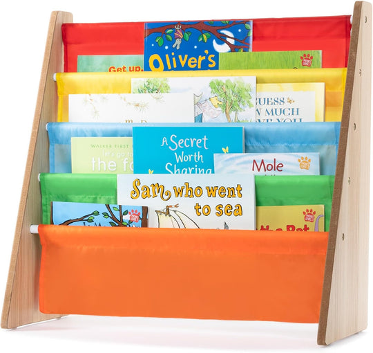 Livivo Colorful Kids Bookshelf 4 Tier Children's Bookcase