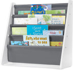 Livivo Colorful Kids Bookshelf 4 Tier Children's Bookcase