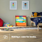 Livivo Colorful Kids Bookshelf 4 Tier Children's Bookcase