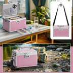 Lockable Medicine Box 13.4''x 7.6''x 7.6'' Safe Combination