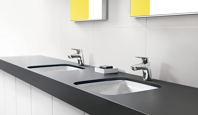 Logis Bathroom Tap with Push-Open Waste Set Sink