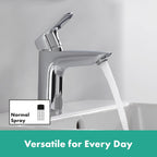 Logis Bathroom Tap with Push-Open Waste Set Sink