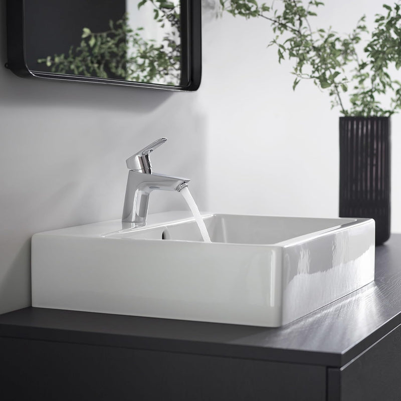 Logis Bathroom Tap with Push-Open Waste Set Sink