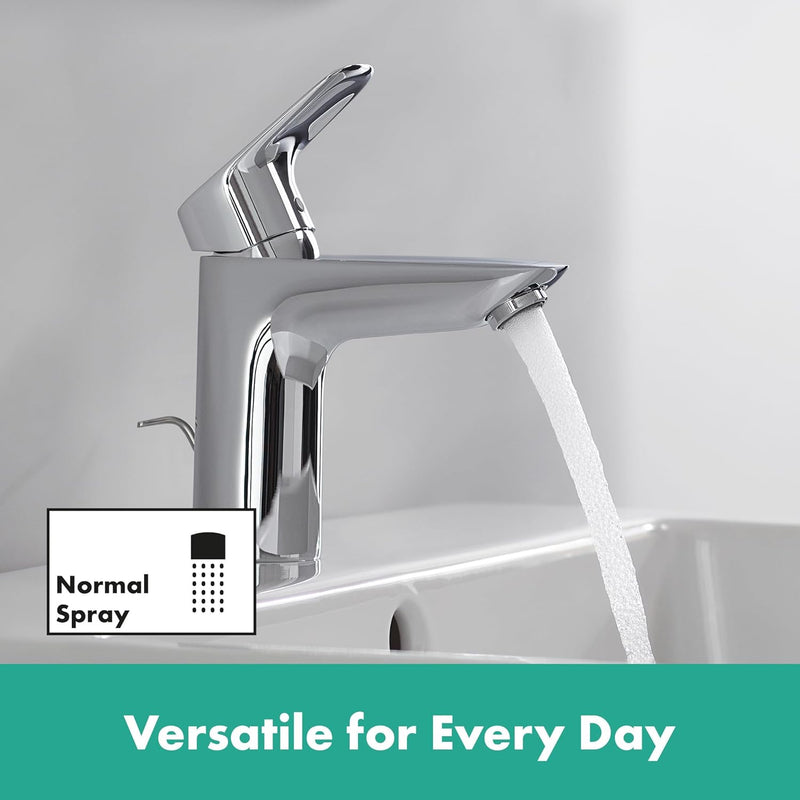 Logis Bathroom Tap with Push-Open Waste Set Sink