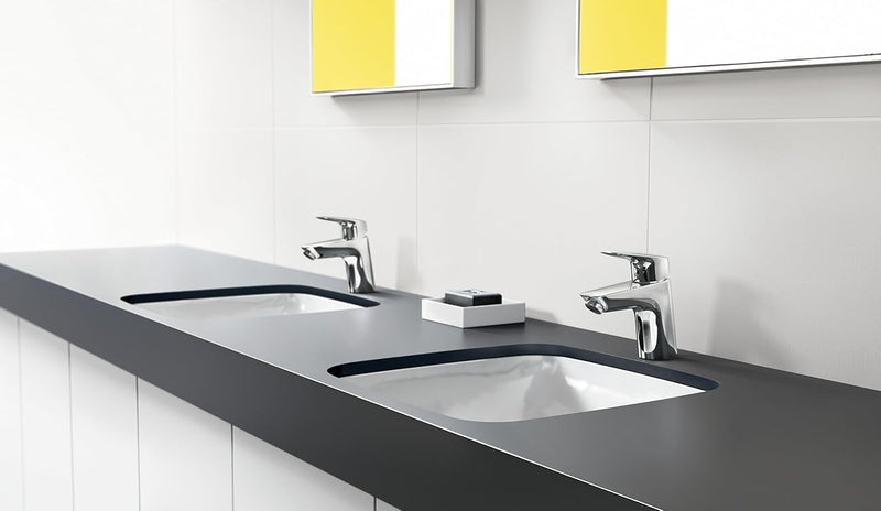 Logis Bathroom Tap with Push-Open Waste Set Sink