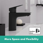 Logis Bathroom Tap with Push-Open Waste Set Sink