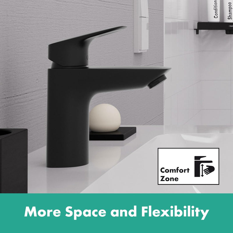 Logis Bathroom Tap with Push-Open Waste Set Sink