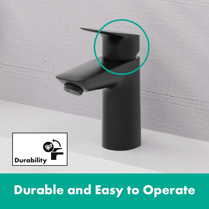 Logis Bathroom Tap with Push-Open Waste Set Sink