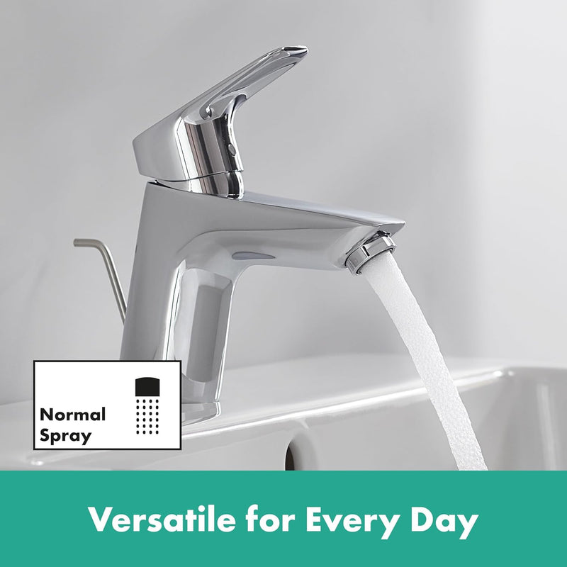 Logis Bathroom Tap with Push-Open Waste Set Sink