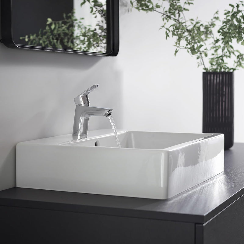 Logis Bathroom Tap with Push-Open Waste Set Sink