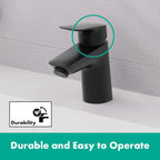 Logis Bathroom Tap with Push-Open Waste Set Sink