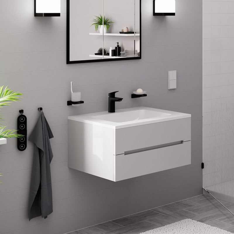 Logis Bathroom Tap with Push-Open Waste Set Sink