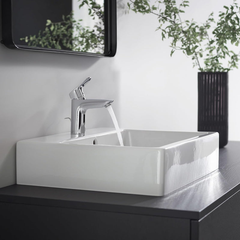 Logis Bathroom Tap with Push-Open Waste Set Sink