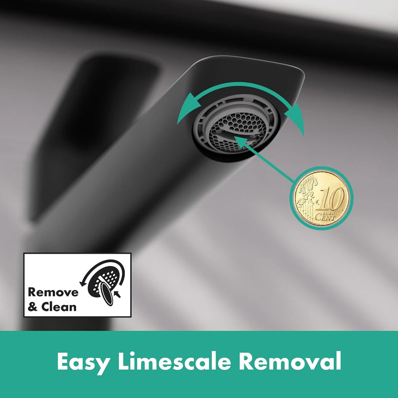 Logis Fine Bathroom Tap with Push-Open Waste Set