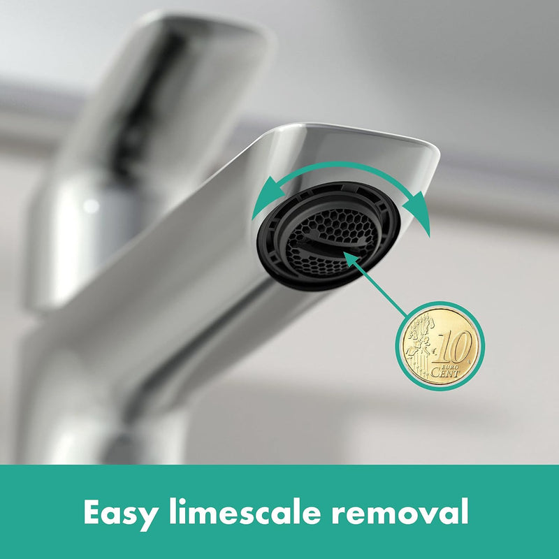 Logis Fine Bathroom Tap with Push-Open Waste Set