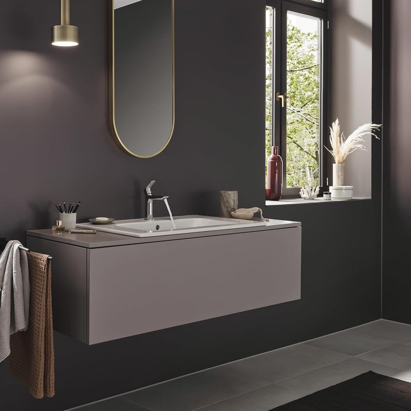 Logis Fine Bathroom Tap with Push-Open Waste Set