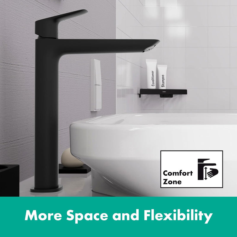 Logis Fine Bathroom Tap with Push-Open Waste Set