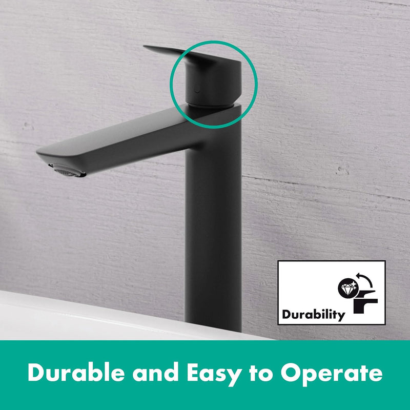 Logis Fine Bathroom Tap with Push-Open Waste Set