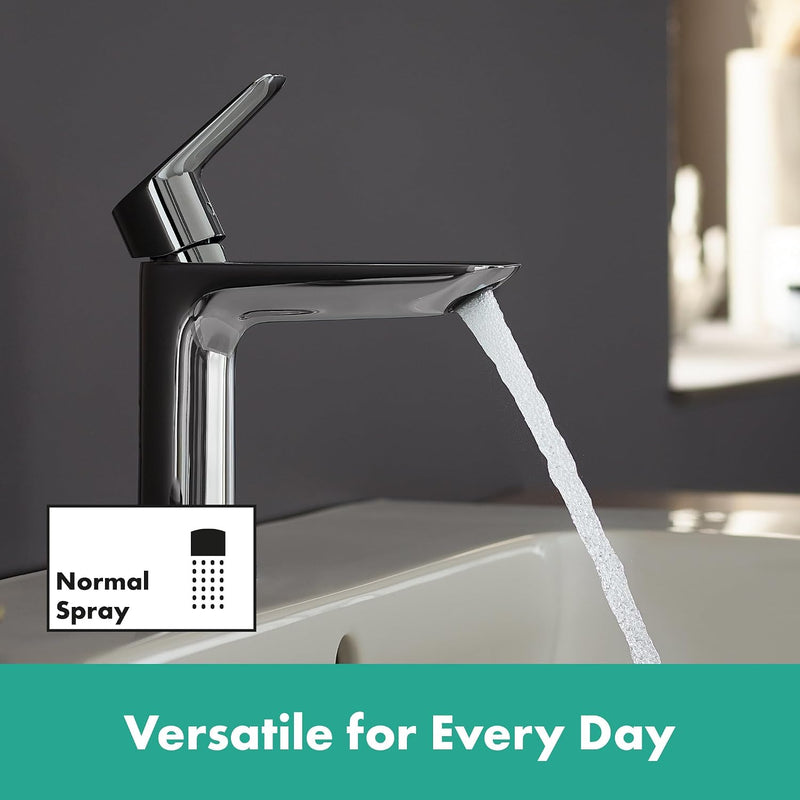 Logis Fine Bathroom Tap with Push-Open Waste Set