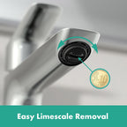 Logis Fine Bathroom Tap with Push-Open Waste Set